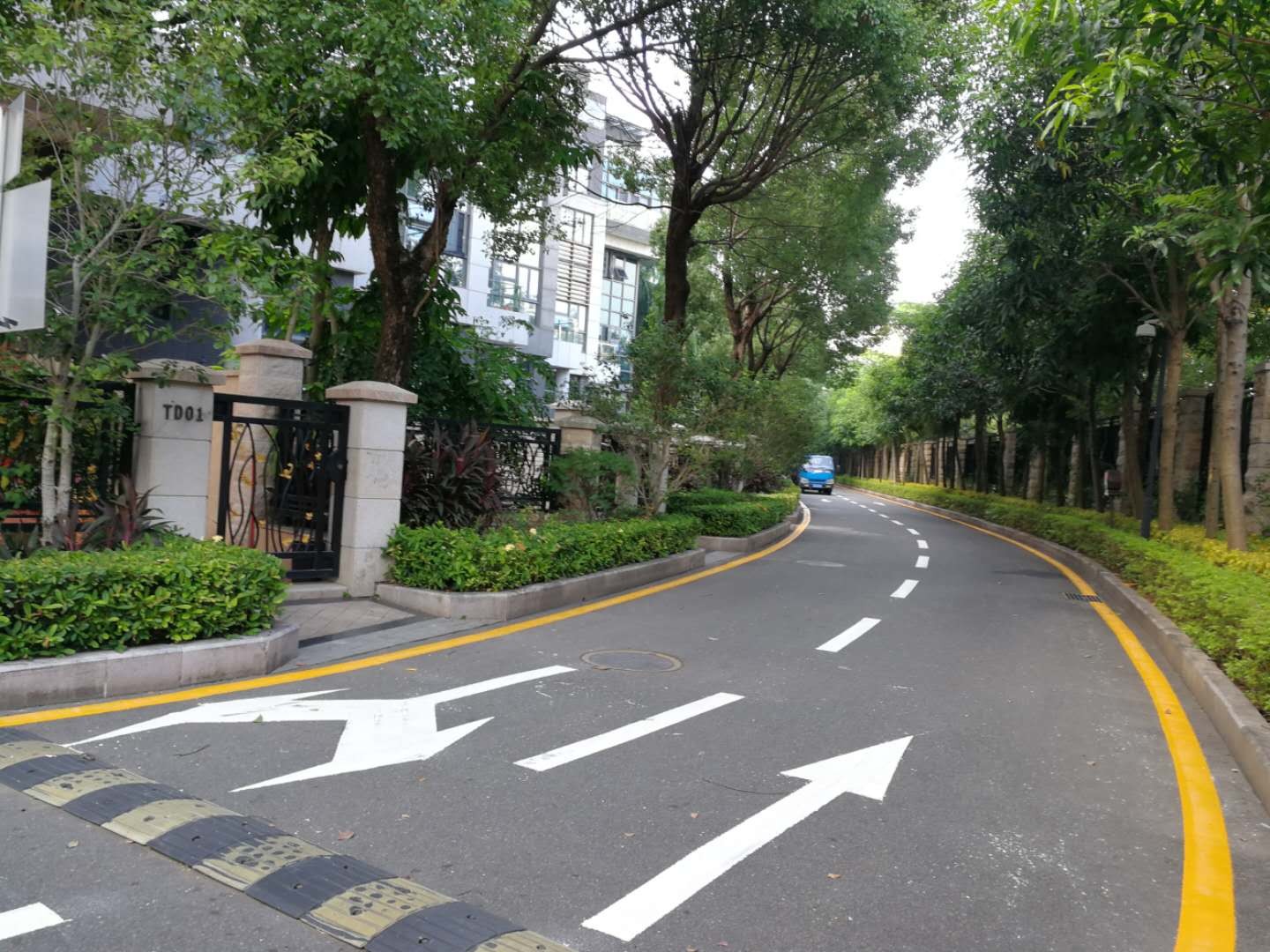  小区划线 